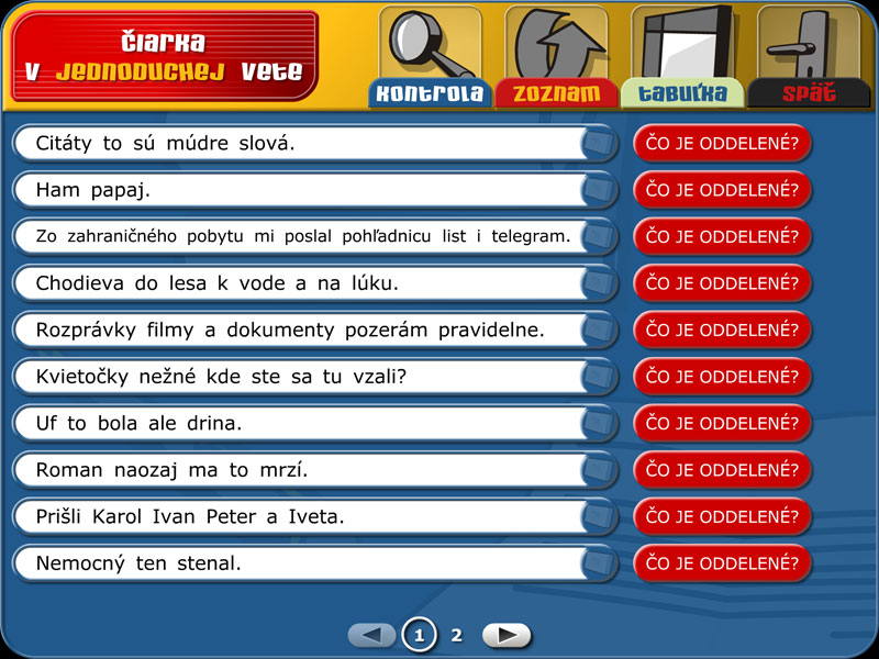 Slovenský jazyk 1 | 1